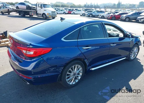 2015 Hyundai Sonata Limited z USA, uszkodzony, nr VIN 5NPE34AF9FH193994